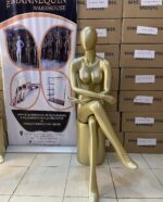 FIBER GLASS SITTING MANNEQUIN