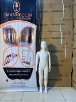 KIDS WHITE PP ABSTRACT MANNEQUIN