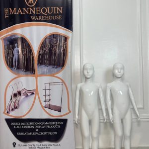 Unisex Glossy White Children Mannequins